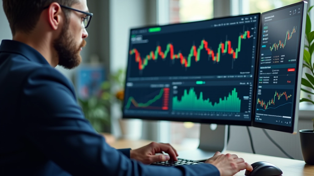 Finansų analitikas tiriantis rinkos duomenis